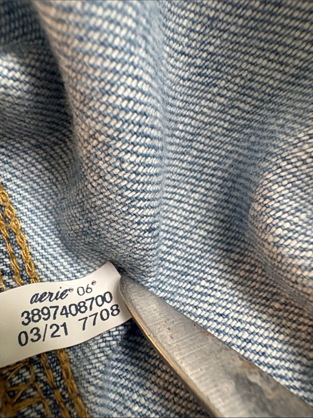aerie light wash
